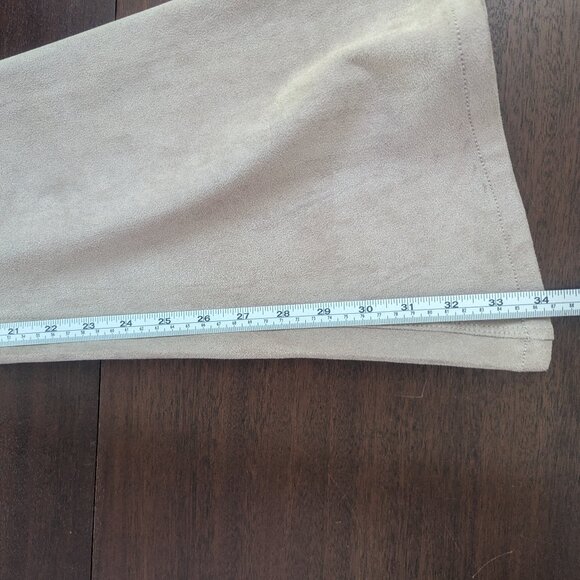Blank NYC Super Soft Faux Suede Pull On Leggings Flare Pants Size 8 - Picture 11 of 11